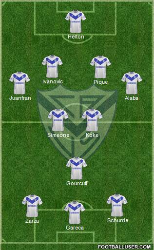 Vélez Sarsfield Formation 2014