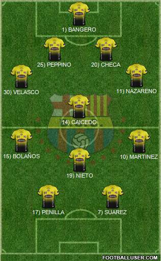 Barcelona SC Formation 2014