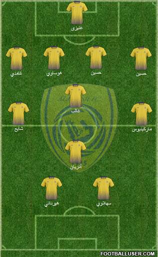 Al-Nassr (KSA) Formation 2014