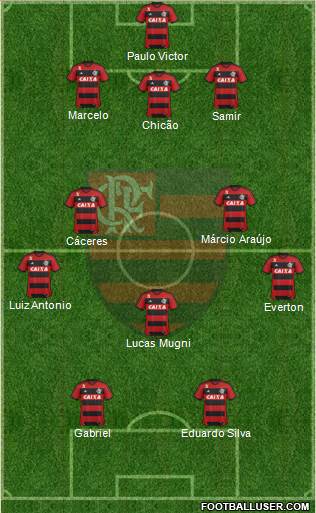 CR Flamengo Formation 2014