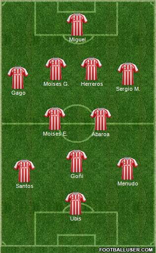 Stoke City Formation 2014