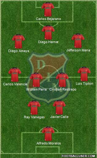 CD Independiente Medellín Formation 2014