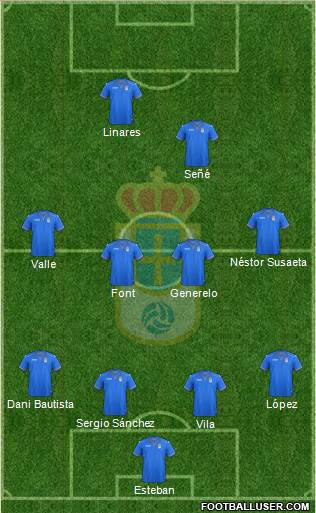 Real Oviedo S.A.D. Formation 2014