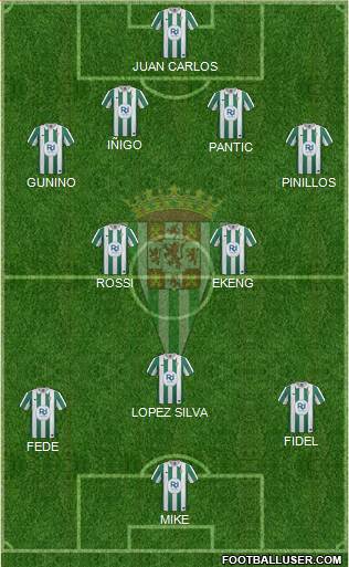 Córdoba C.F., S.A.D. Formation 2014