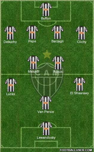 C Atlético Mineiro Formation 2014