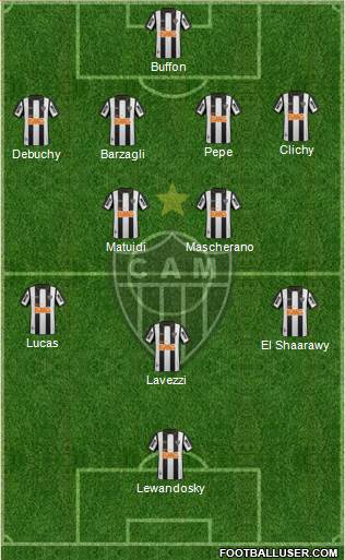 C Atlético Mineiro Formation 2014