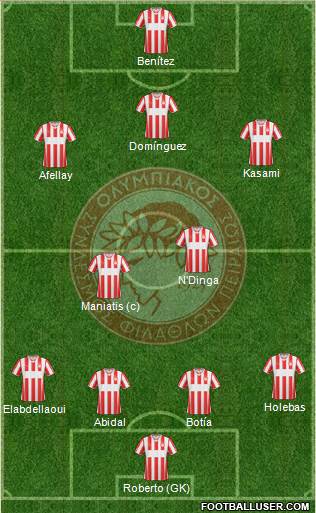 Olympiakos SF Piraeus Formation 2014