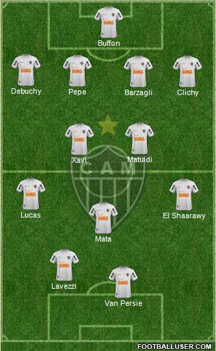 C Atlético Mineiro Formation 2014