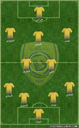 Al-Nassr (KSA) Formation 2014