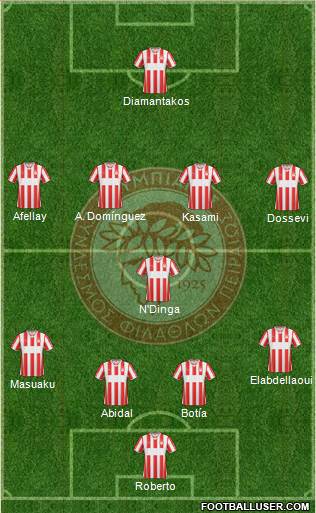 Olympiakos SF Piraeus Formation 2014