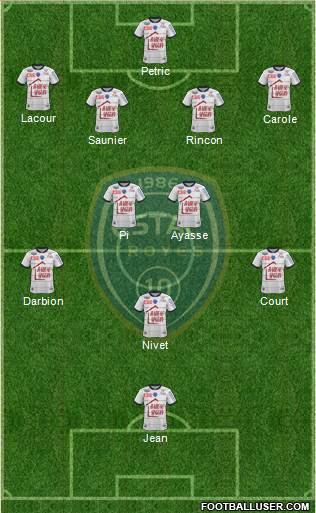 Esperance Sportive Troyes Aube Champagne Formation 2014