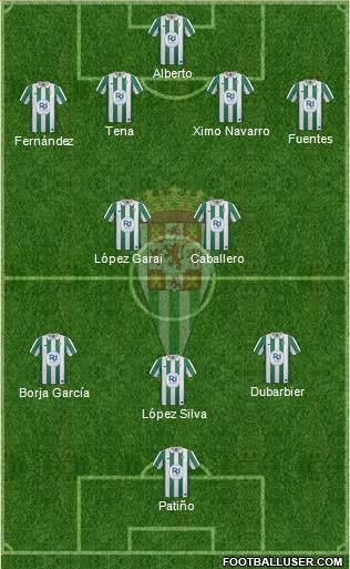 Córdoba C.F., S.A.D. Formation 2014