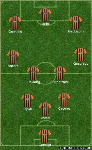 Hull City Formation 2014