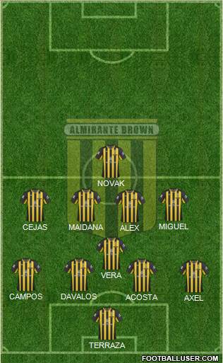 Almirante Brown Formation 2014