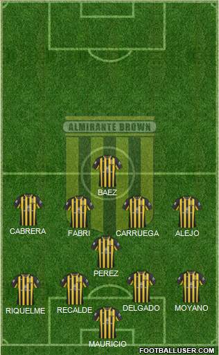 Almirante Brown Formation 2014