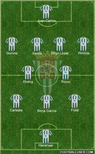 Córdoba C.F., S.A.D. Formation 2014