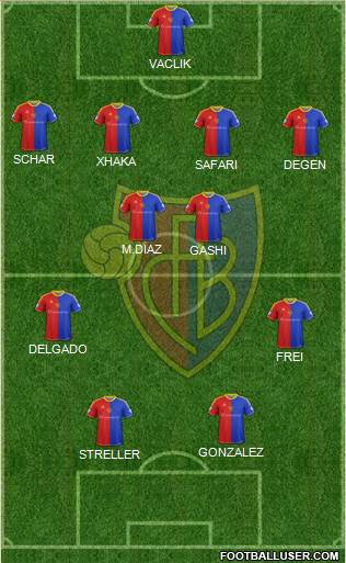 FC Basel Formation 2014