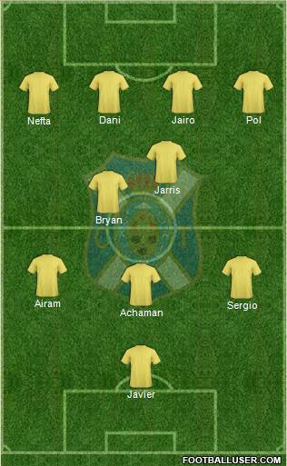 C.D. Tenerife S.A.D. Formation 2014