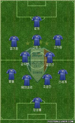 Suwon Samsung Blue Wings Formation 2014