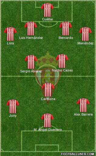 Real Sporting S.A.D. Formation 2014