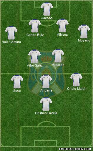 C.D. Tenerife S.A.D. Formation 2014