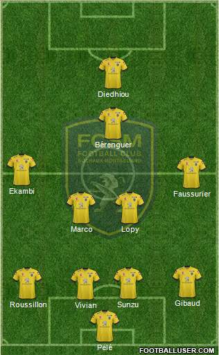 FC Sochaux-Montbéliard Formation 2014