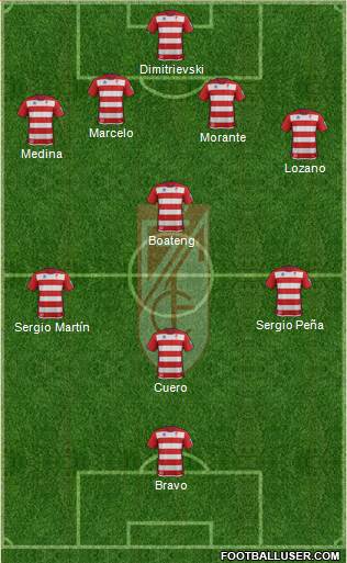 Granada C.F. Formation 2014