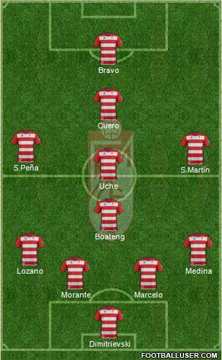 Granada C.F. Formation 2014