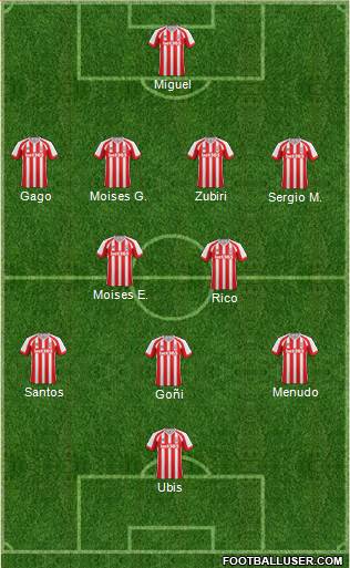 Stoke City Formation 2014