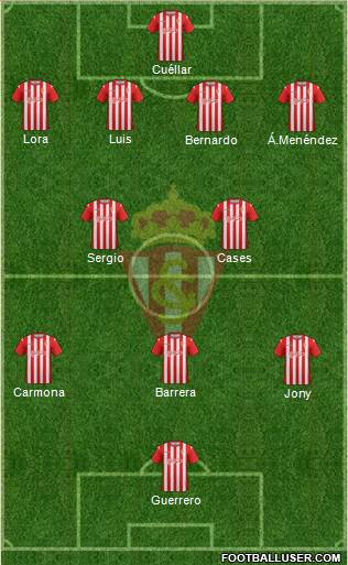 Real Sporting S.A.D. Formation 2014