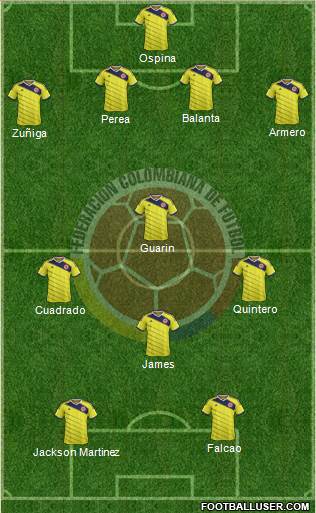 Colombia Formation 2014