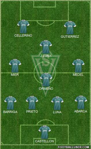 CD Santiago Wanderers S.A.D.P. Formation 2014