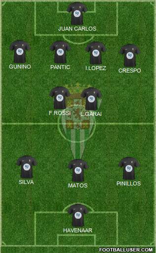 Córdoba C.F., S.A.D. Formation 2014