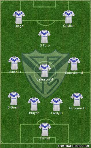 Vélez Sarsfield Formation 2014