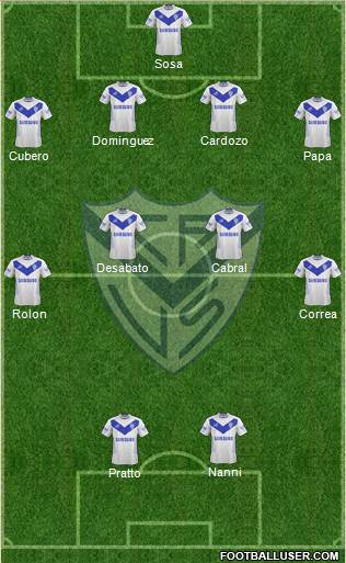 Vélez Sarsfield Formation 2014