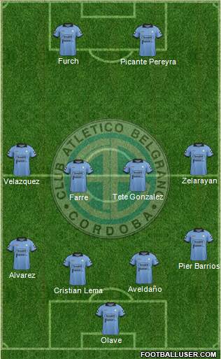 Belgrano de Córdoba Formation 2014