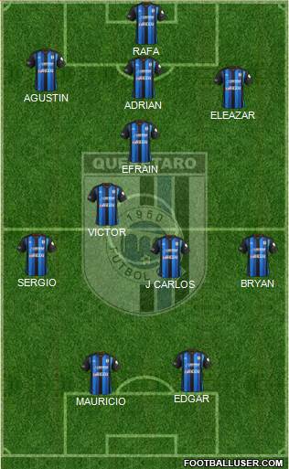 Club de Fútbol Gallos Blancos Formation 2014