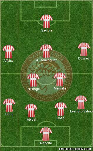 Olympiakos SF Piraeus Formation 2014