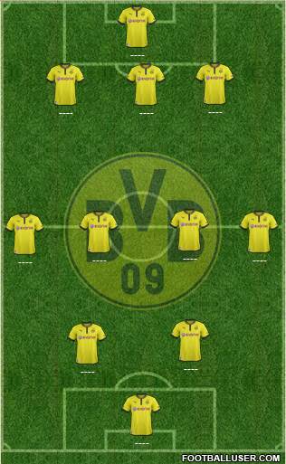 Borussia Dortmund Formation 2014