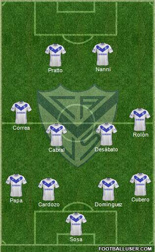 Vélez Sarsfield Formation 2014