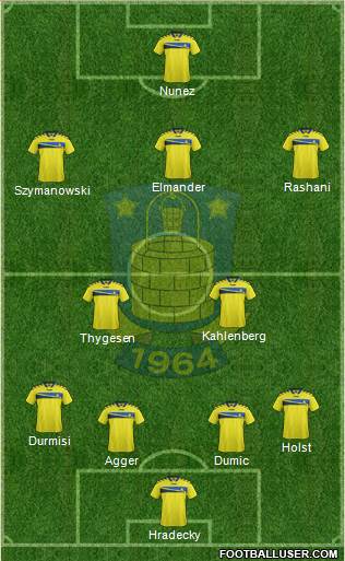 Brøndbyernes Idrætsforening Formation 2014