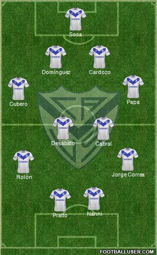 Vélez Sarsfield Formation 2014