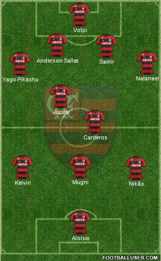 CR Flamengo Formation 2014