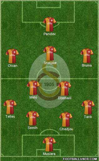 Galatasaray SK Formation 2014