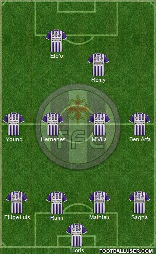 Toulouse Football Club Formation 2014