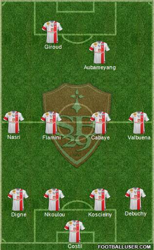 Stade Brestois 29 Formation 2014