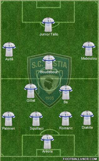 Sporting Club Bastia Formation 2014