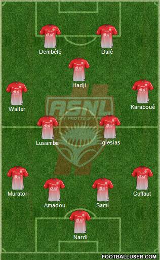 A.S. Nancy Lorraine Formation 2014