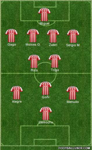 Stoke City Formation 2014