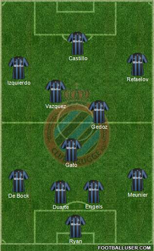 Club Brugge KV Formation 2014